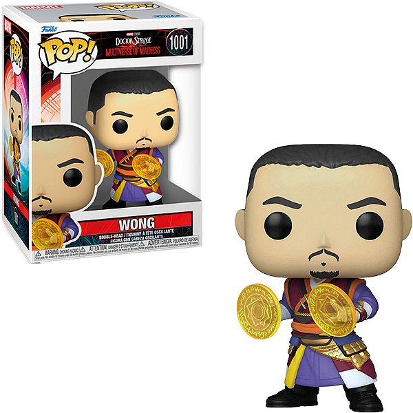 Funko Pop Marvel Doctor Strang - 2 Wong #1001 Vinil 9,5 Cm Oficial Funko Vinil 9,5 cm Oficial Funko