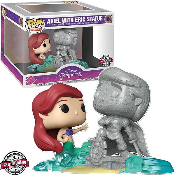 Funko Pop Disney Little Mermaid Ariel With - Eric Statue #1169 Vinil 9,5 Cm Oficial Funko Vinil 9...