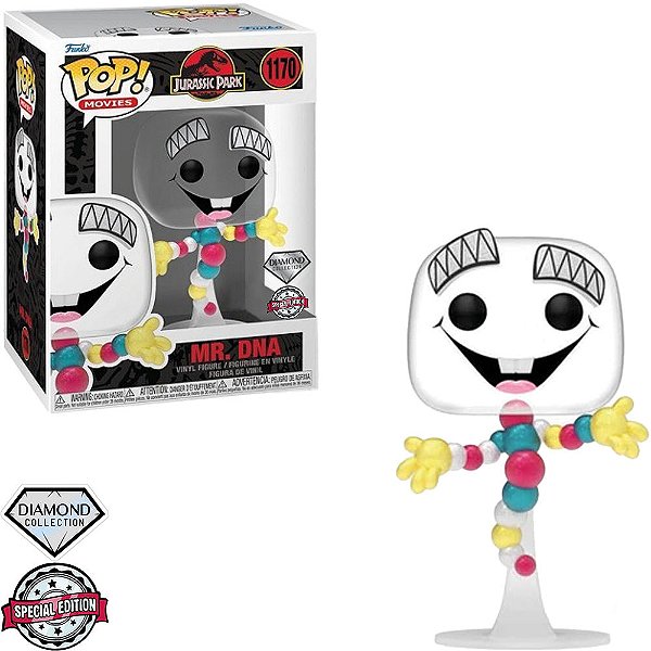 Funko Pop Jurassic World - Dominion Mr.Dna #1170 Vinil 9,5 Cm Oficial Funko Vinil 9,5 cm Oficial ...