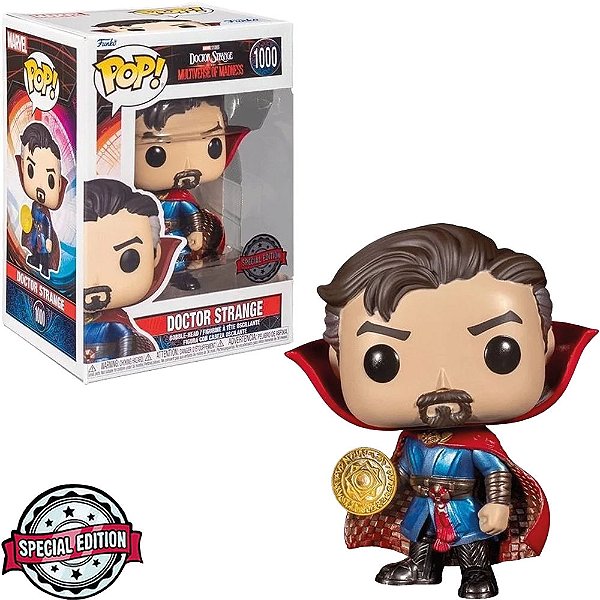 Funko Pop Marvel Doctor Strang 2 Doctor - Strange Metallic #1000 Vinil 9,5 Cm Oficial Funko Vinil...