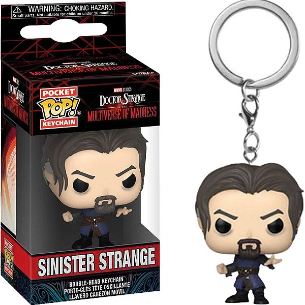 Funko Pop Keychain Marvel Doctor Strang 2 - Sinister Strange #62403 Vinil 9,5 Cm Oficial Funko Vi...