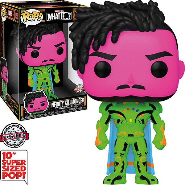 Funko Pop Marvel What Iff ? - Killmonger Infinity #1058 Vinil 9,5 Cm Oficial Funko Vinil 9,5 cm O...