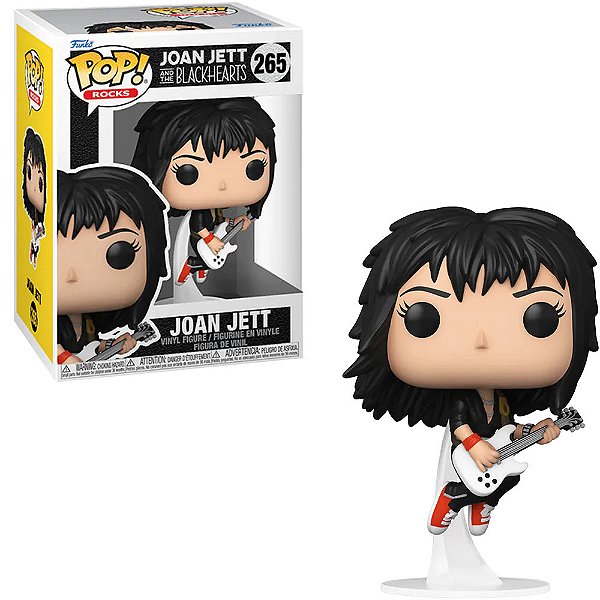 Funko Pop Rocks Joan Jett - Joan Jett #265 Vinil 9,5 Cm Oficial Funko Vinil 9,5 cm Oficial Funko