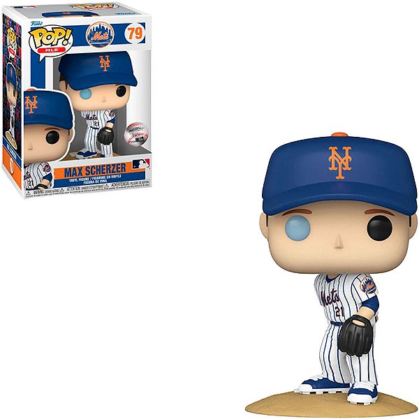 Funko Pop Mlb Dodgers - Max Scherzer #79 Vinil 9,5 Cm Oficial Funko Vinil 9,5 cm Oficial Funko