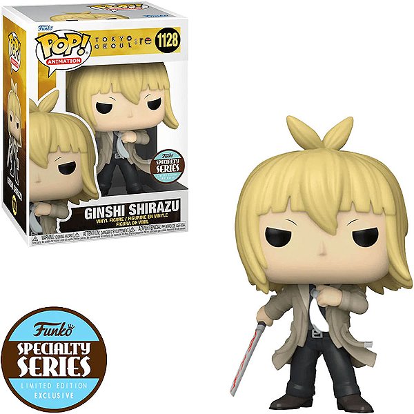 Funko Pop Tokyo Ghoul Re - Ginshi Shirazu #1128 Vinil 9,5 Cm Oficial Funko Vinil 9,5 Cm Oficial F...