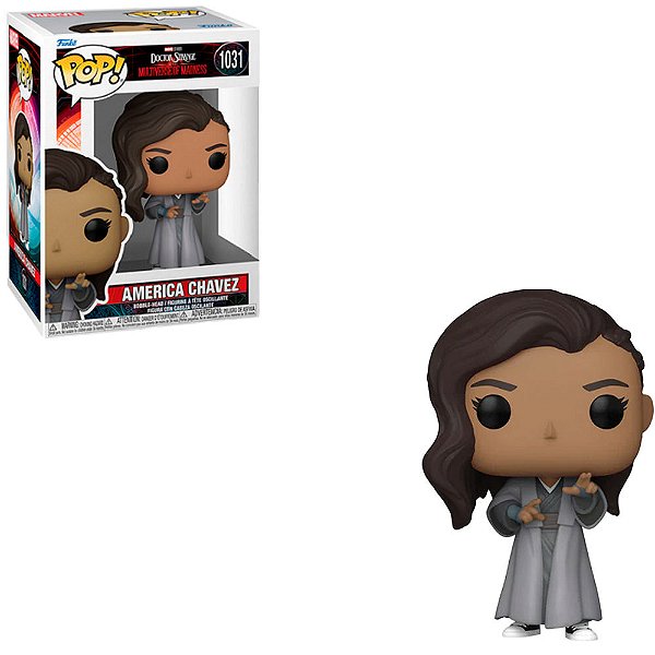 Funko Pop Marvel Doctor Strang 2 - America Chavez #1031 Vinil 9,5 cm Oficial Funko