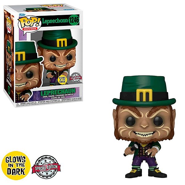 Funko Pop Leprechaun - Leprechaun W/Flashlight #1246 Vinil 9,5 cm Oficial Funko