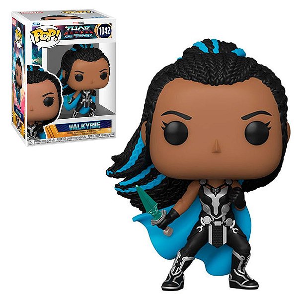 Funko Pop Marvel Thor Love And - Thunder Valkyrie #1042 Vinil 9,5 cm Oficial Funko