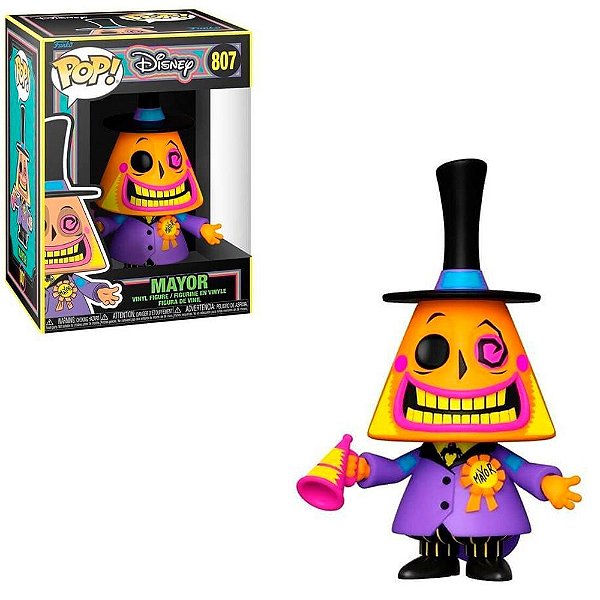 Funko Pop Disney Black Light - Nbc Mayor #807 Vinil 9,5 cm Oficial Funko