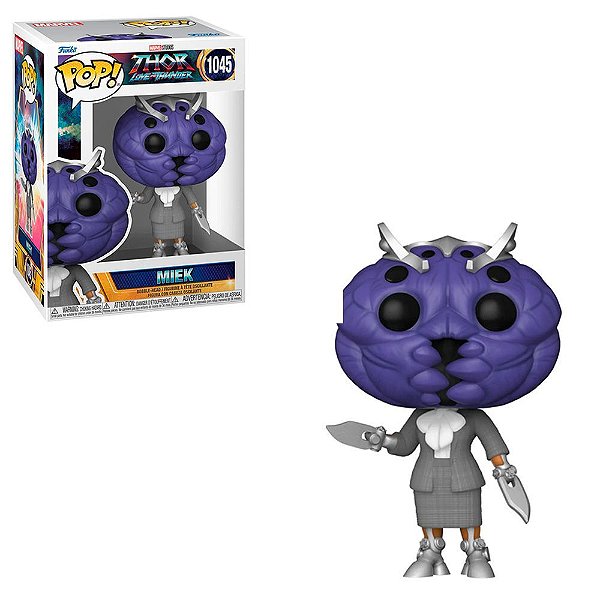 Funko Pop Marvel Thor Love And - Thunder Miek #1045 Vinil 9,5 cm Oficial Funko