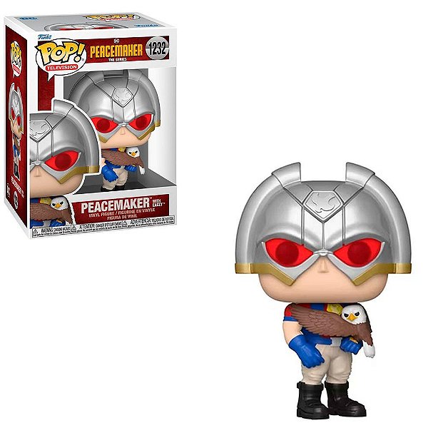 Funko Pop Peacemaker - Peacemaker W/Eagly #1232 Vinil 9,5 cm Oficial Funko