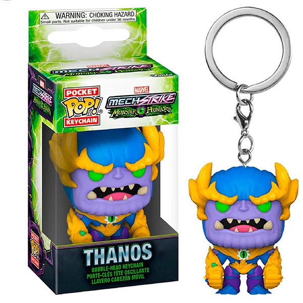Funko Pop Keychain Monster - Hunters Thanos #61520 Vinil 9,5 cm Oficial Funko