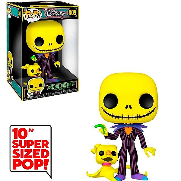 Funko Pop Disney Black Light - Nbc Jack #809 Vinil 9,5 cm Oficial Funko