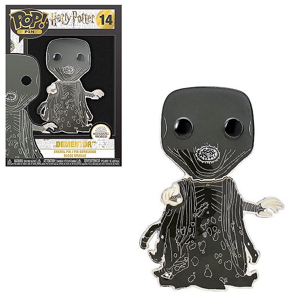 Funko Pop Pins.Harry - Potter Dementor #37485 Vinil 9,5 cm Oficial Funko