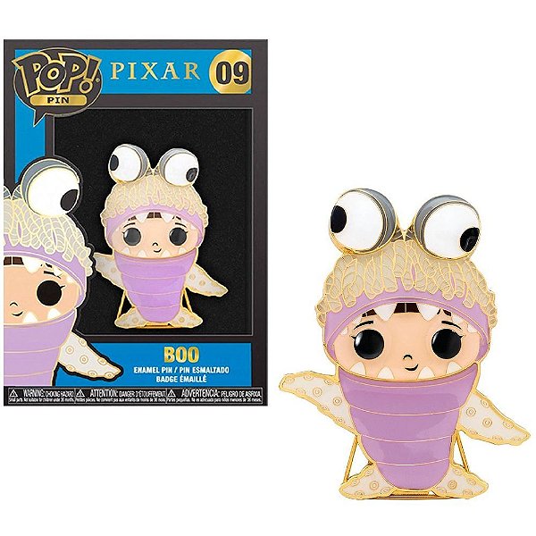 Funko Pop Pins.Disney Monster - Inc Boo #37624 Vinil 9,5 cm Oficial Funko