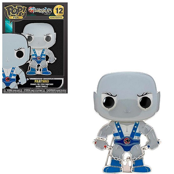Funko Pop Pins.Thunder - Cats Panthro #37617 Vinil 9,5 cm Oficial Funko