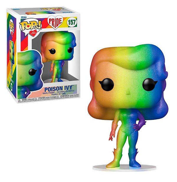 Funko Pop Heroes Dc Pride - Poisin Ivy #157 Vinil 9,5 cm Oficial Funko