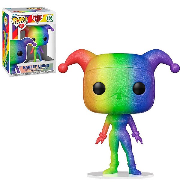 Funko Pop Heroes Dc Pride - Harley Quinn #156 Vinil 9,5 cm Oficial Funko