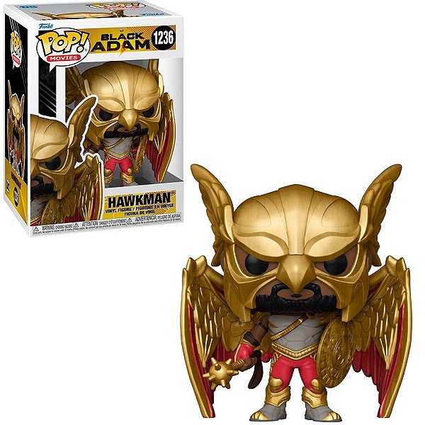Funko Pop Black - Adam Hawkaman #1236 Vinil 9,5 cm Oficial Funko