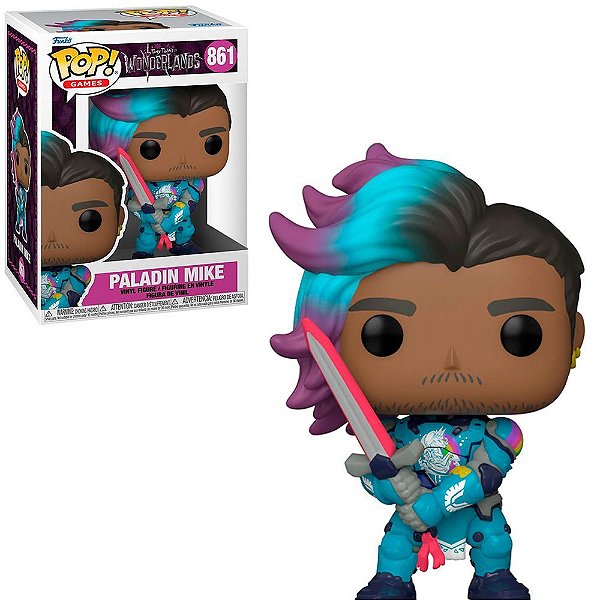 Funko Pop Wonderlands - Paladin Mike #861 Vinil 9,5 cm Oficial Funko