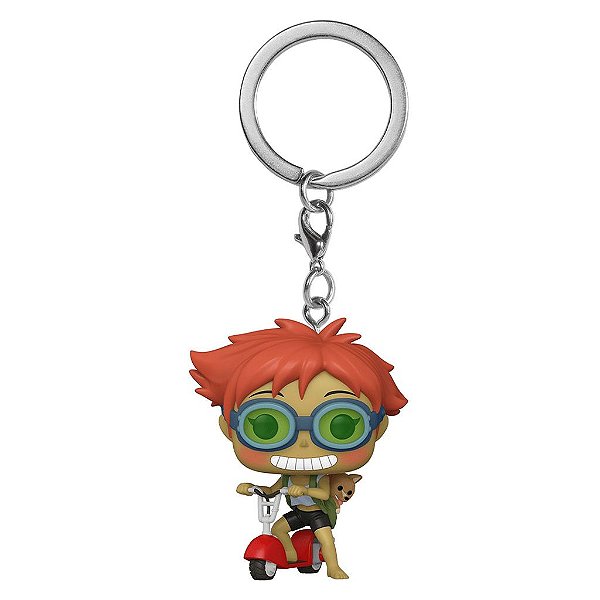 Funko Pop Keychain Cowboy Bebop Edward - On Scooter #59469 Vinil 9,5 cm Oficial Funko