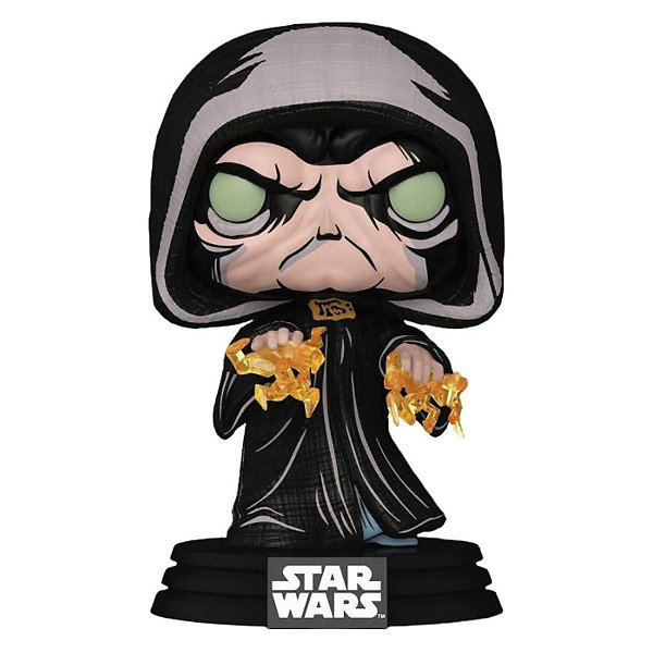 Funko Pop Star Wars Retro Serie - Emperor Palpatine #573 Vinil 9,5 cm Oficial Funko