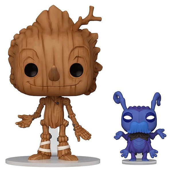 Funko Pop Pinocchio Movie - Pinocchio W/Cricket #1299 Vinil 9,5 cm Oficial Funko