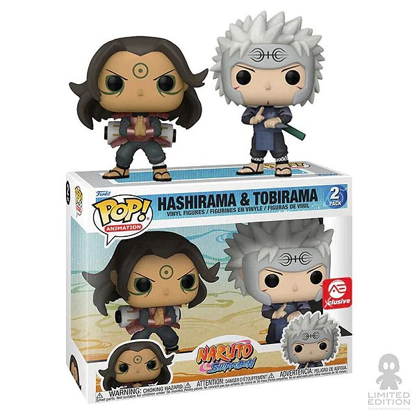Funko Pop Naruto Hashirama & - Tobirama 2Pack #63137 Vinil 9,5 cm Oficial Funko