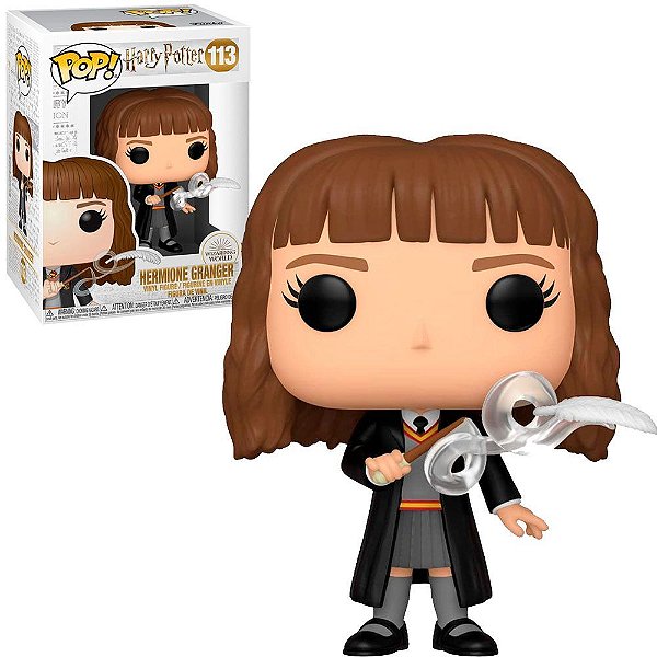 Funko Pop Harry Potter 6 Hermione - Granger W/Feather #113 Vinil 9,5 cm Oficial Funko