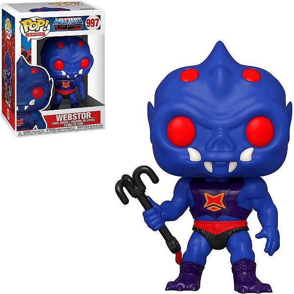Funko Pop Tv Masters Of The Universe - 2 Webstor #997 Vinil 9,5 cm Oficial Funko