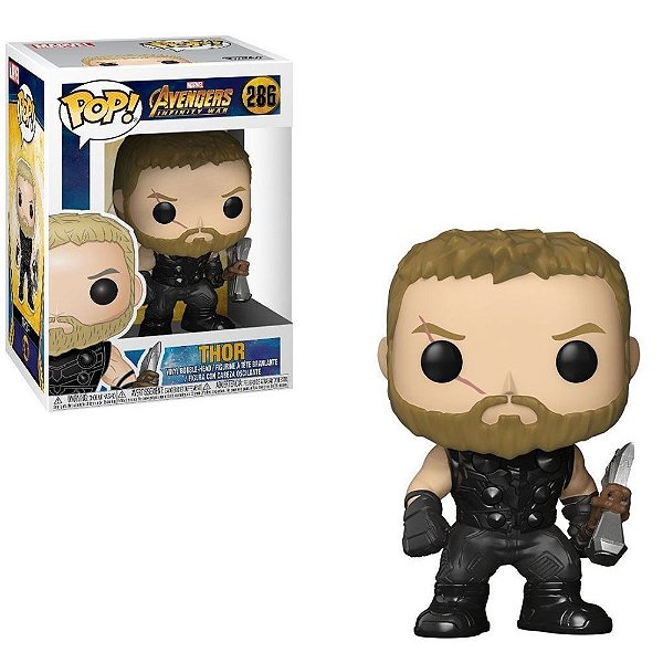 Funko Pop Marvel Infinity - War Thor #286 Vinil 9,5 cm Oficial Funko