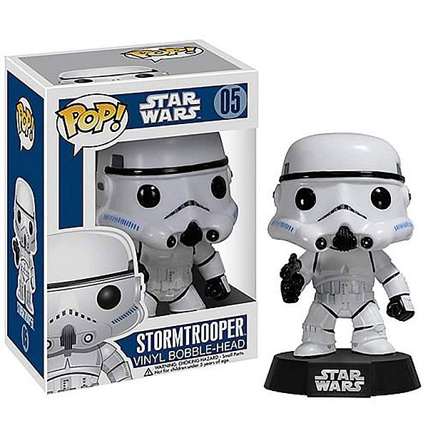 Funko Pop Star Wars - Storm Trooper #05 Vinil 9,5 cm Oficial Funko