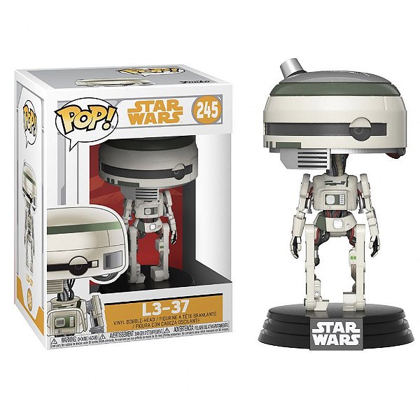 Funko Pop Star Wars - Solo L3-37 #245 Vinil 9,5 cm Oficial Funko
