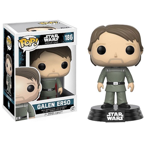 Funko Pop Star Wars Rogue - Galen Erso #186 Vinil 9,5 cm Oficial Funko