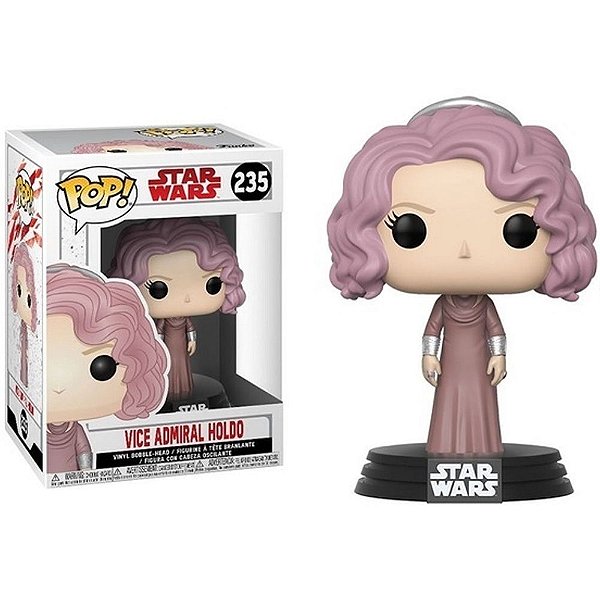 Funko Pop Star Wars 8 Vice - Admiral Holdo #235 Vinil 9,5 cm Oficial Funko