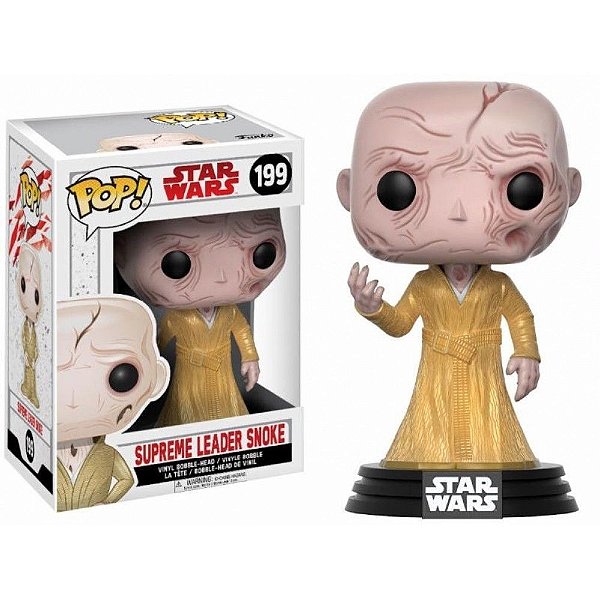 Funko Pop Star Wars 8 Supreme - Leader Snoke #199 Vinil 9,5 cm Oficial Funko