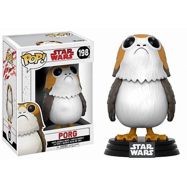 Funko Pop Star Wars - 8 Porg #198 Vinil 9,5 cm Oficial Funko