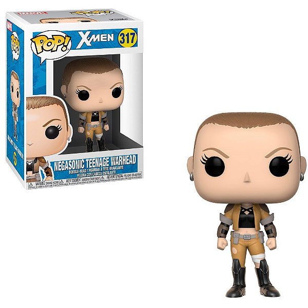 Funko Pop Marvel Deadpool Parody - Negasonic Teenage #317 Vinil 9,5 cm Oficial Funko