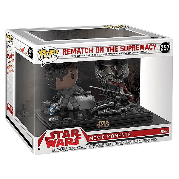 Funko Pop Star Wars Moments Rematch - Supremacy 2Pack #257 Vinil 9,5 cm Oficial Funko