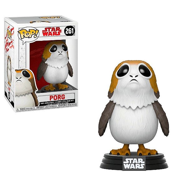 Funko Pop Star Wars - 8 Porg #261 Vinil 9,5 cm Oficial Funko