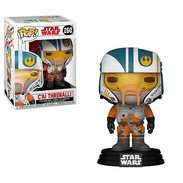 Funko Pop Star Wars 8 - C,Ai Threnalli #260 Vinil 9,5 cm Oficial Funko
