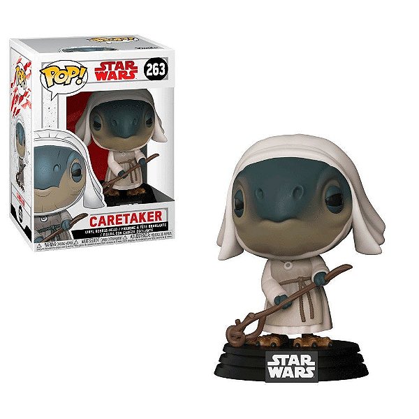 Funko Pop Star Wars - 8 Caretaker #263 Vinil 9,5 cm Oficial Funko