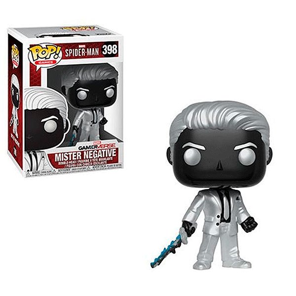 Funko Pop Marvel Spider-Man - Mister Negative #398 Vinil 9,5 cm Oficial Funko