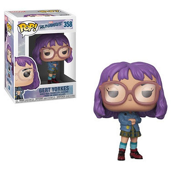 Funko Pop Marvel Runaways - Gert Yorkes #358 Vinil 9,5 cm Oficial Funko