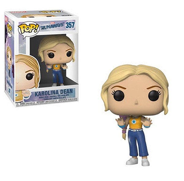 Funko Pop Marvel Runaways - Karolina Dean #357 Vinil 9,5 cm Oficial Funko