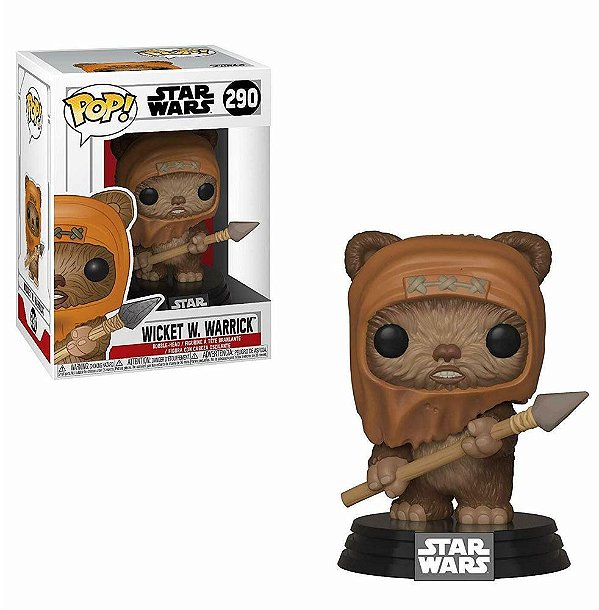 Funko Pop Star Wars Return The Jedi - Wicket W.Warrick #290 Vinil 9,5 cm Oficial Funko