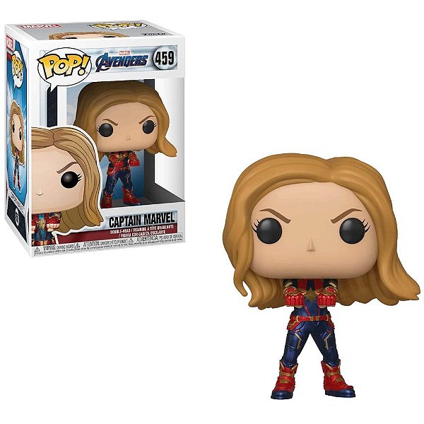 Funko Pop Marvel Avengers Endgame - Captain Marvel #459 Vinil 9,5 cm Oficial Funko