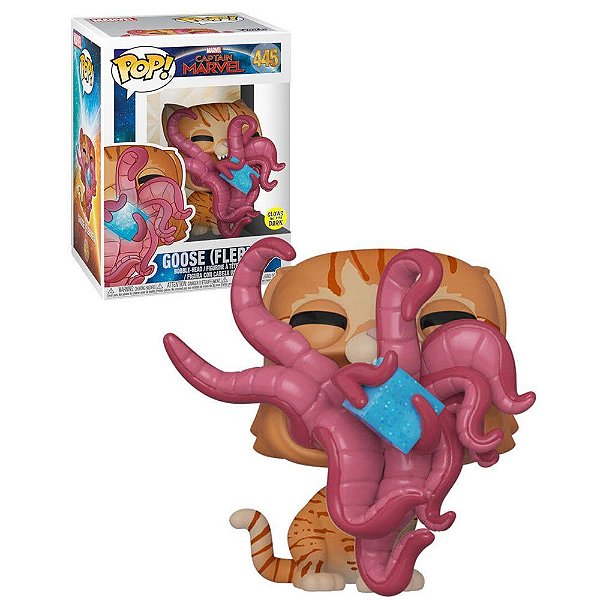 Funko Pop Marvel Captain Marvel - Goose Flerken #445 Vinil 9,5 cm Oficial Funko