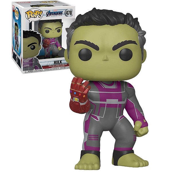 Funko Pop Marvel Avengers - Endgame Hulk #478 Vinil 9,5 cm Oficial Funko