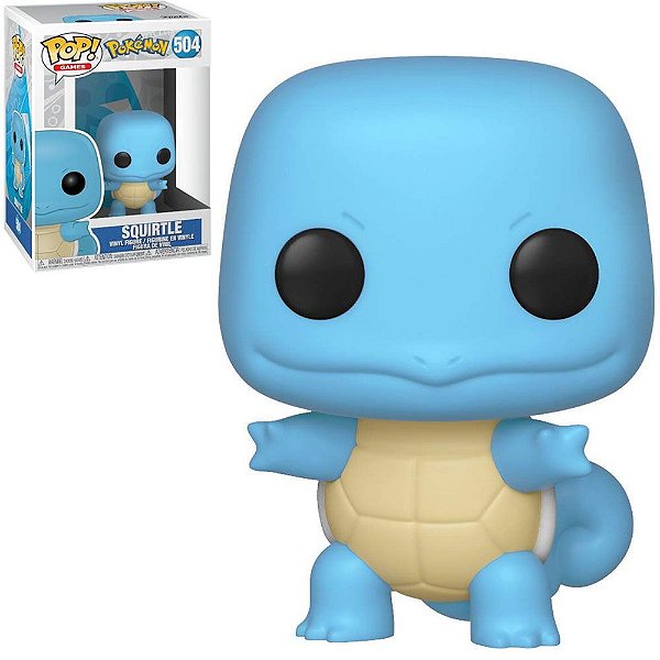 Funko Pop Pokemon - Squirtle #504 Vinil 9,5 cm Oficial Funko